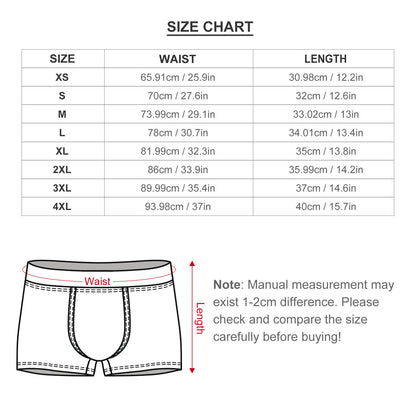 Splatter Ice Silk Men Cooling Boxer Shorts