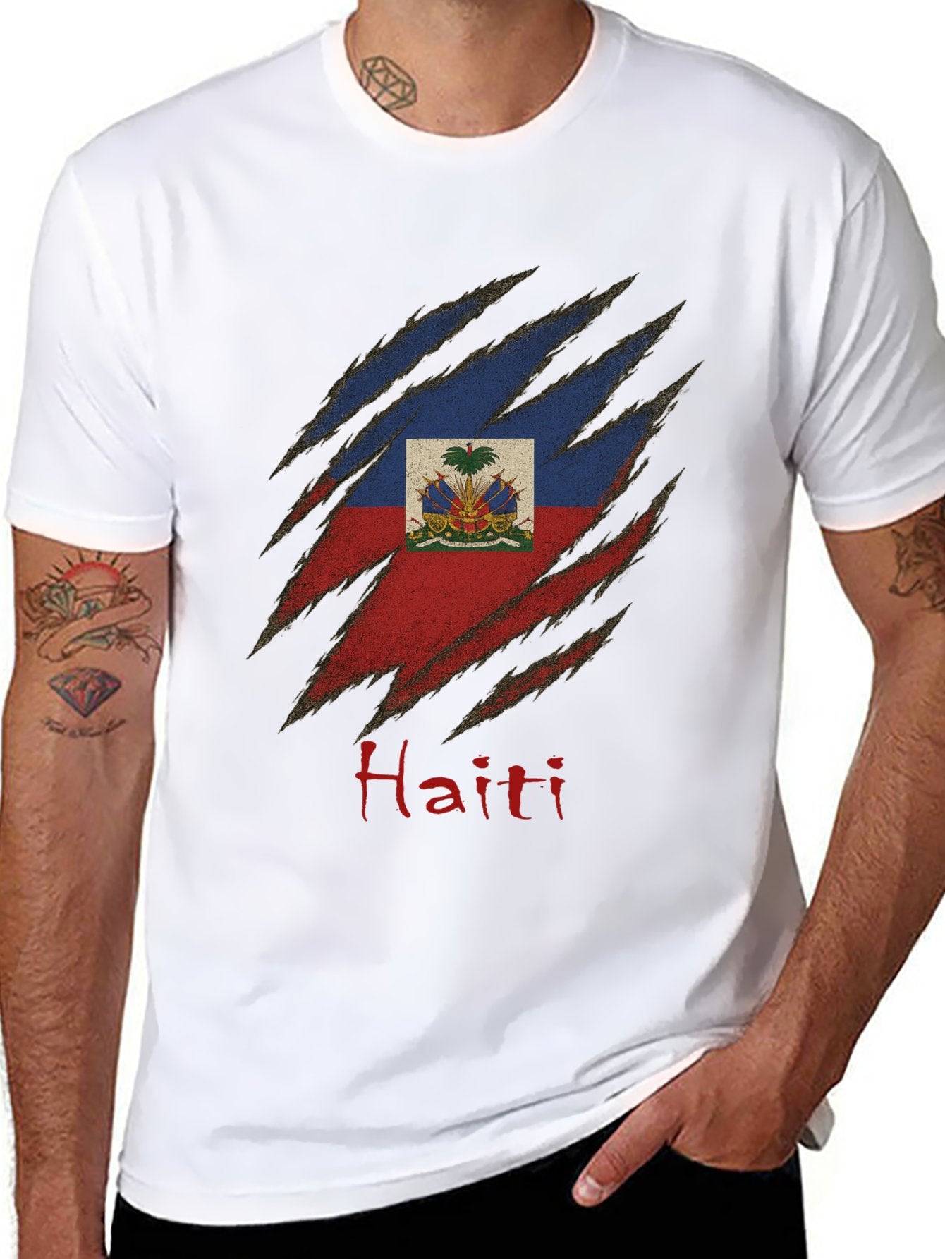 Haiti Scratch Tee