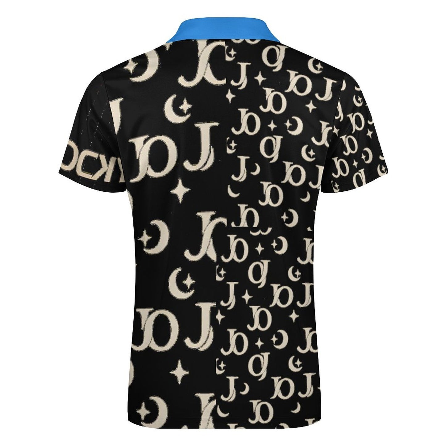 100% Cotton Zip Short Sleeve POLO Shirt for Men
