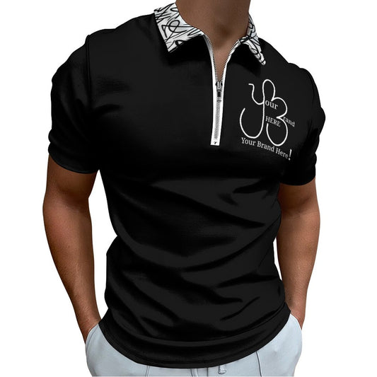 "Your Brand/Logo Here" Best Uniform/Workwear Ever! 100% Cotton Zip Short Sleeve POLO Shirt Unisex