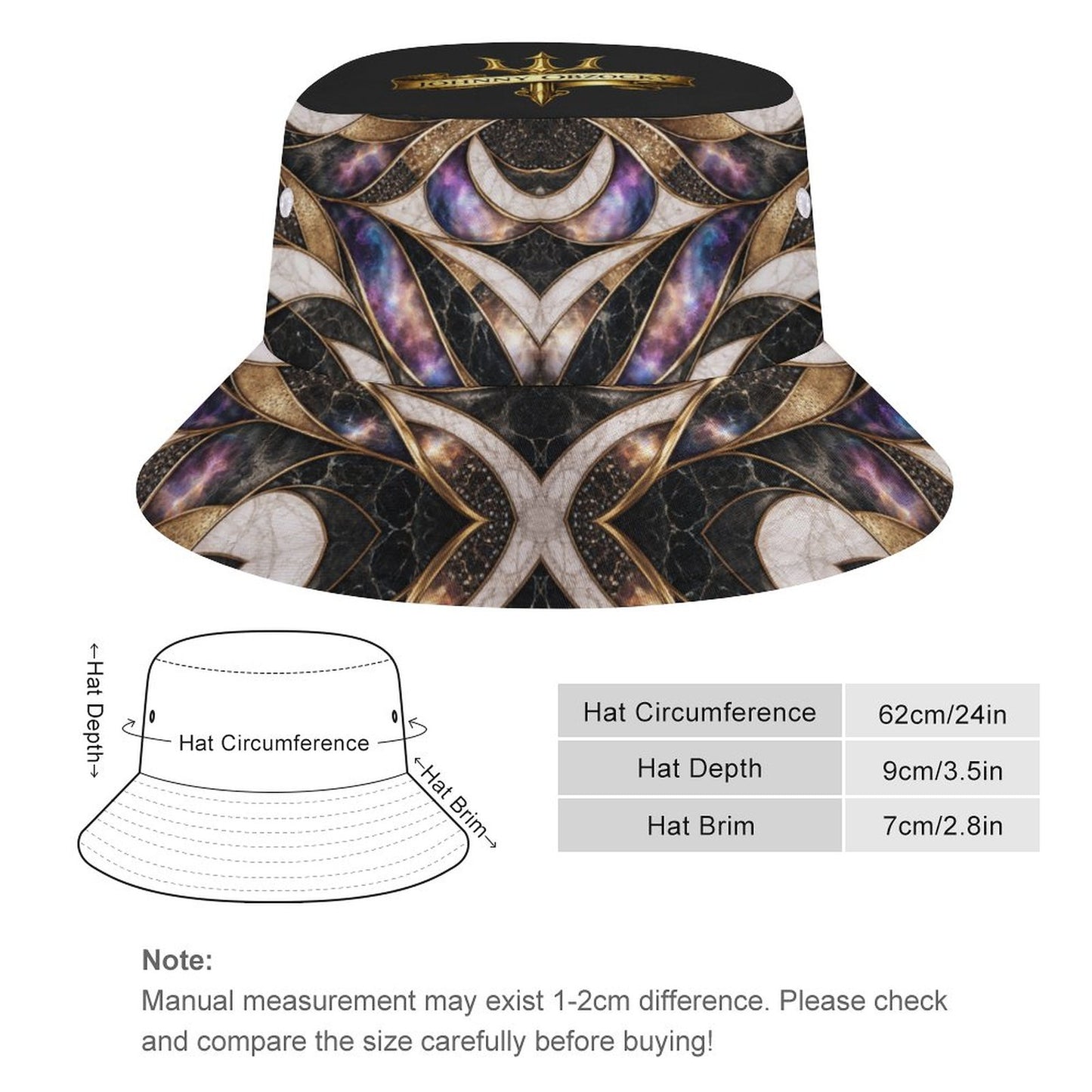 Johnny Obzocky Oversized Bucket Hat