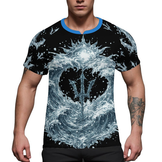"Tidal Trident" Dry Fit Tee