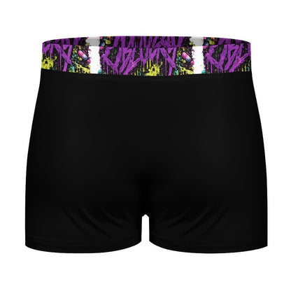 Splatter Ice Silk Men Cooling Boxer Shorts