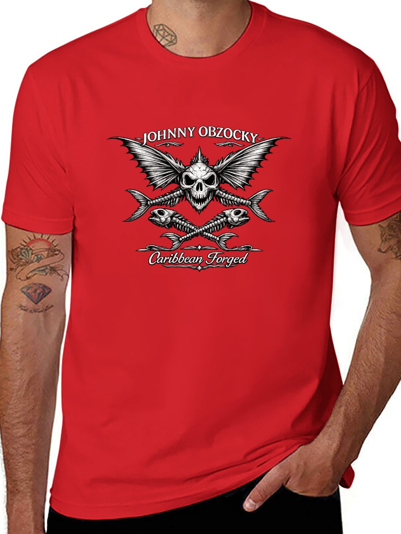 "Caribbean Forged" 100% Cotton Tee Unisex