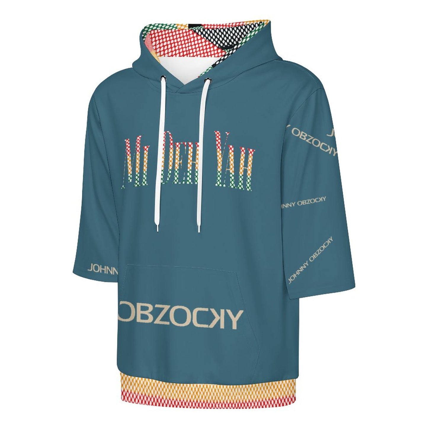 MI DEH YAH Half Sleeve Hoodie