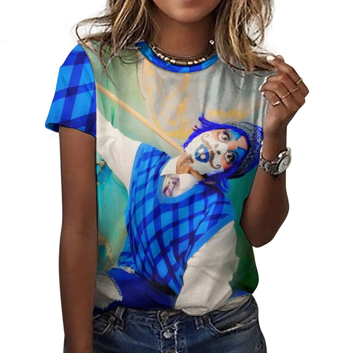 LouLouBangs Bank Teller 100% Cotton Women's Tee
