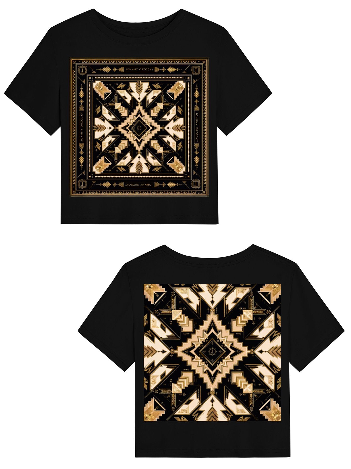 DTF 180gsm Women's Crop Top T-shirt(Dual-sided Printing)