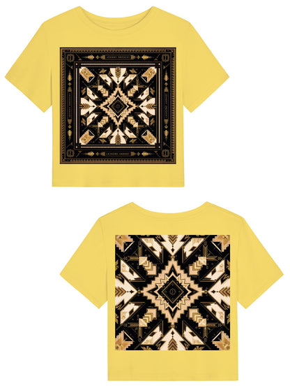 DTF 180gsm Women's Crop Top T-shirt(Dual-sided Printing)