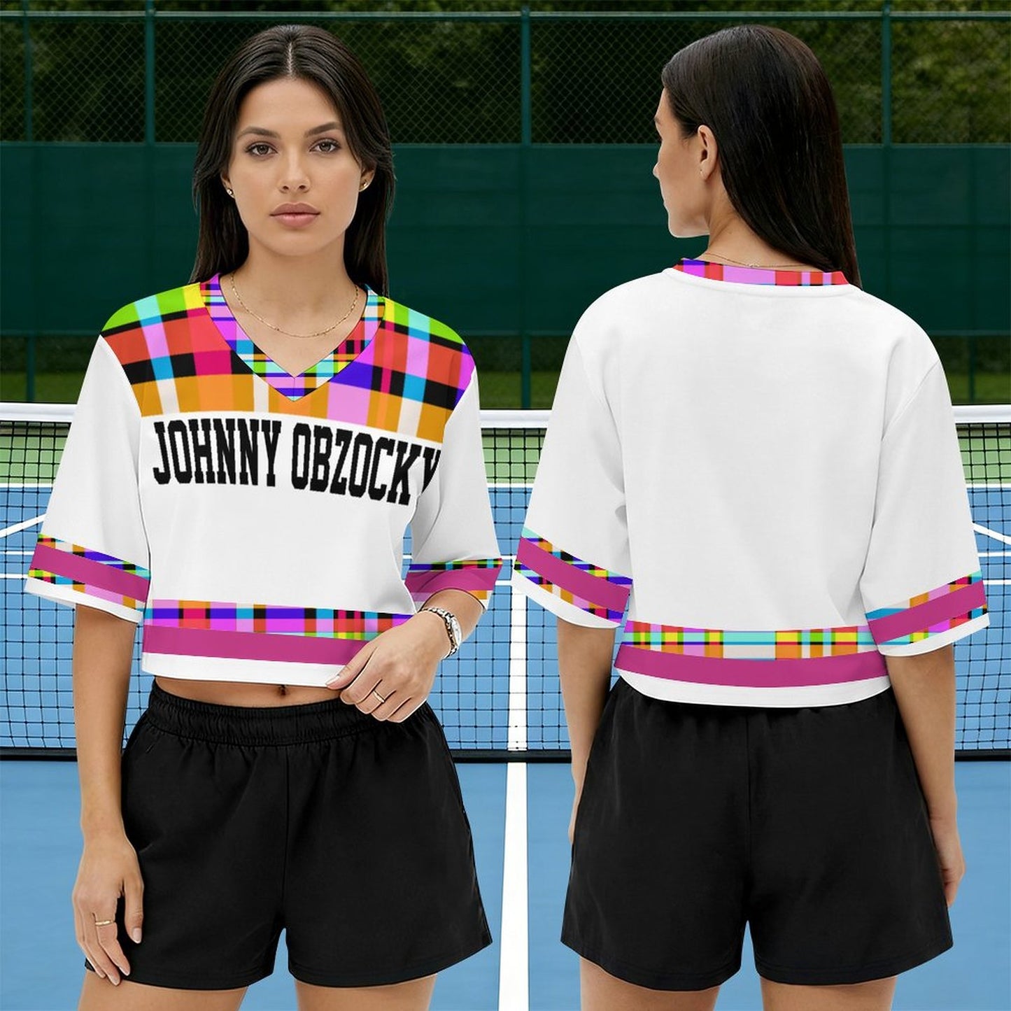 Highlighters Women's V Neck Rugby Jersey