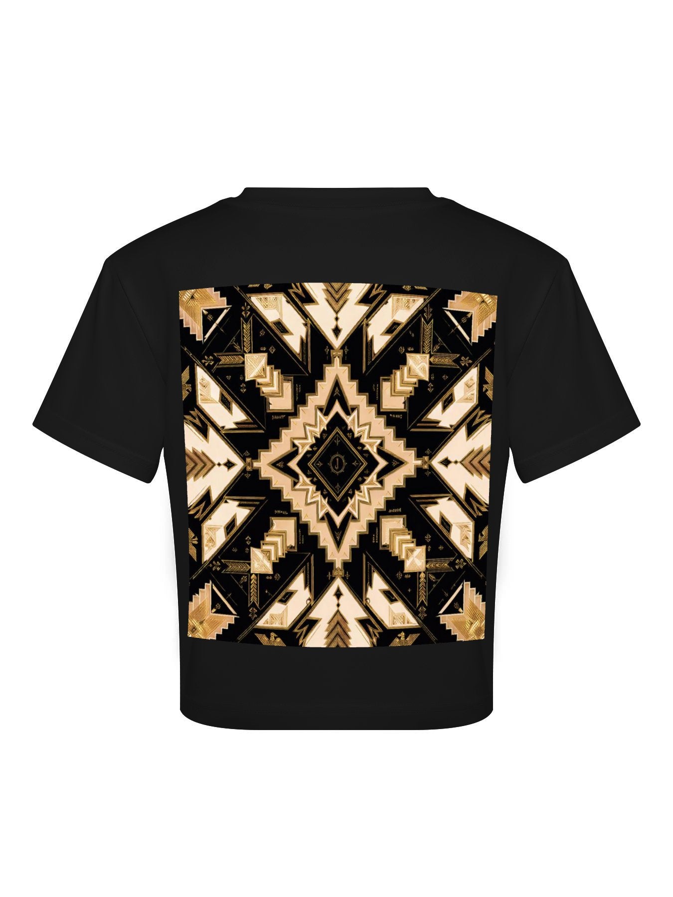 DTF 180gsm Women's Crop Top T-shirt(Dual-sided Printing)