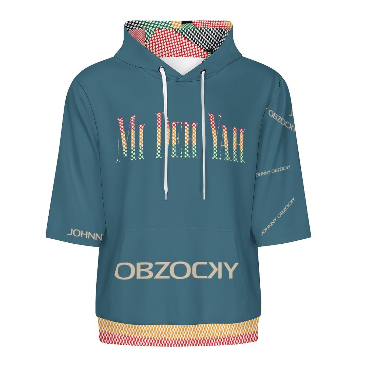 MI DEH YAH Half Sleeve Hoodie