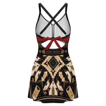 JO Silk Women's V Neck One Piece Swimsuit