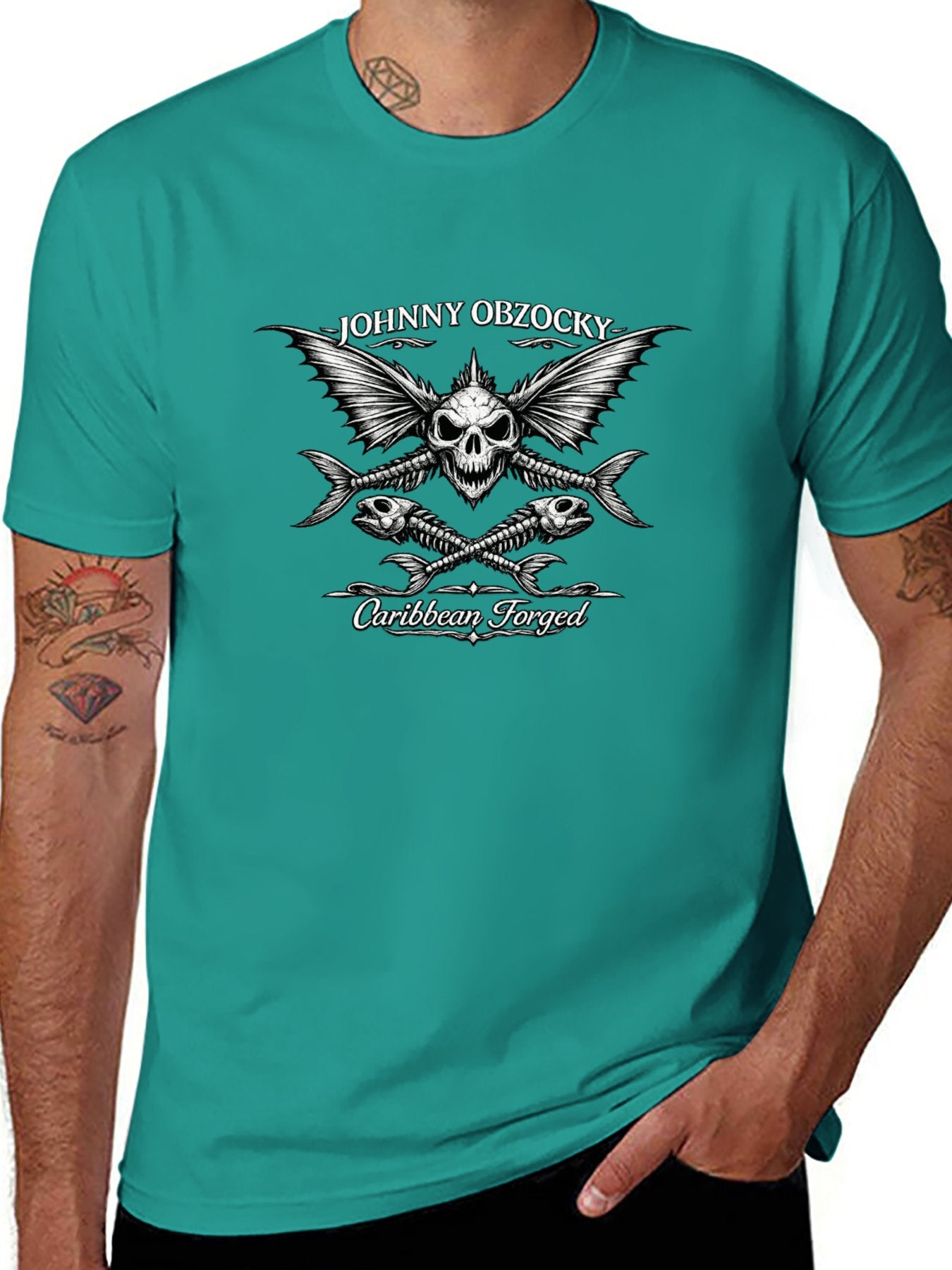 "Caribbean Forged" 100% Cotton Tee Unisex