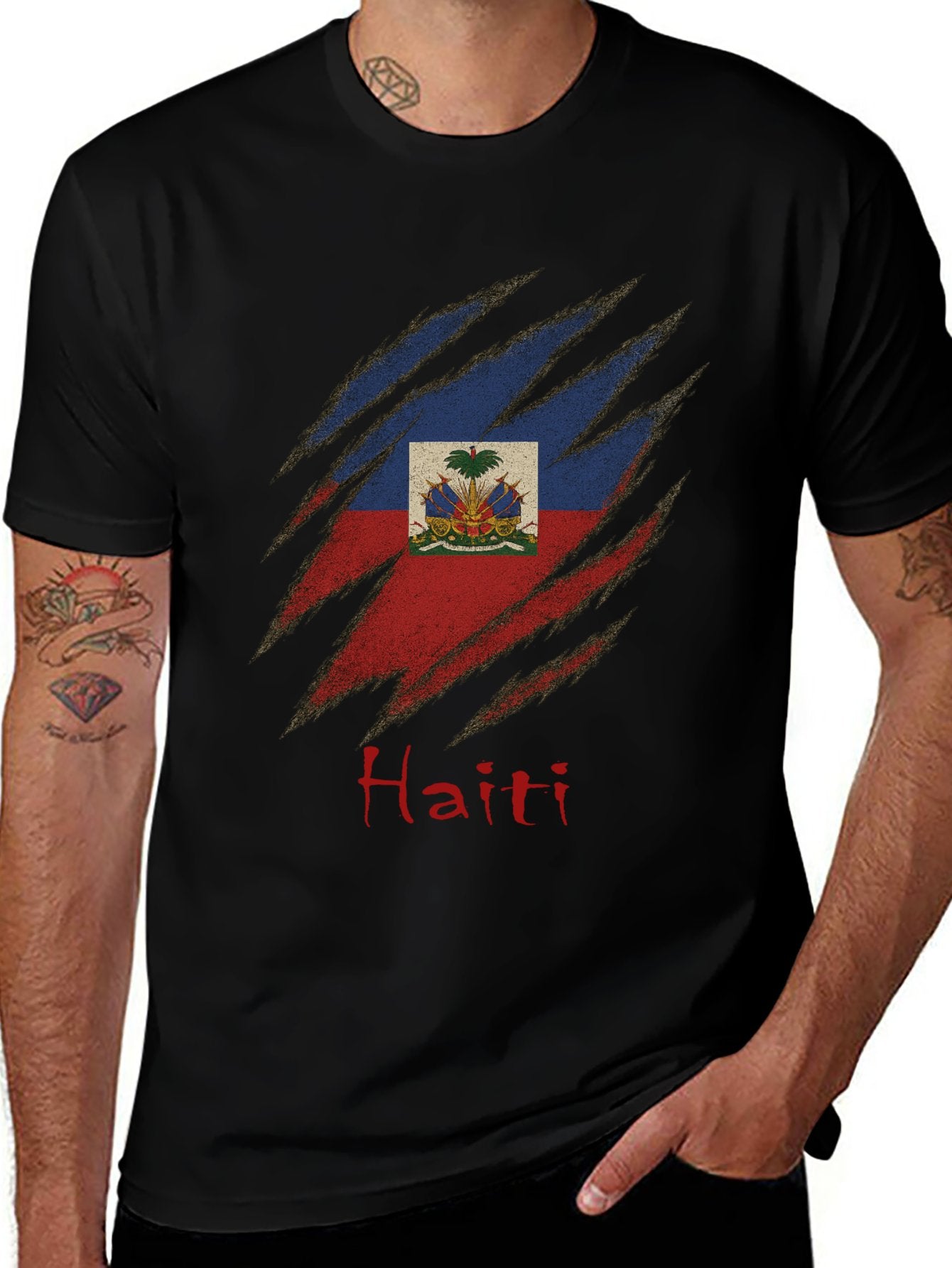Haiti Scratch Tee