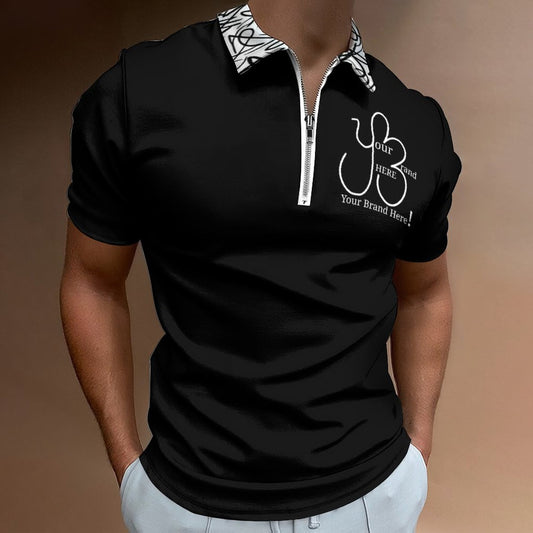 "Your Brand/Logo Here" Best Uniform/Workwear Ever! 100% Cotton Zip Short Sleeve POLO Shirt Unisex